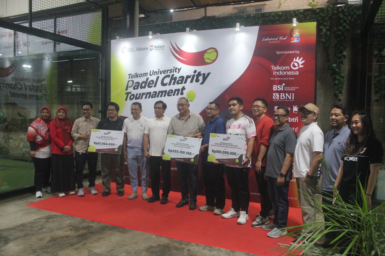 TelkoMedika Hadir di Tel-U Padel Charity Tournament 2025 melalui layanan PhysioNext