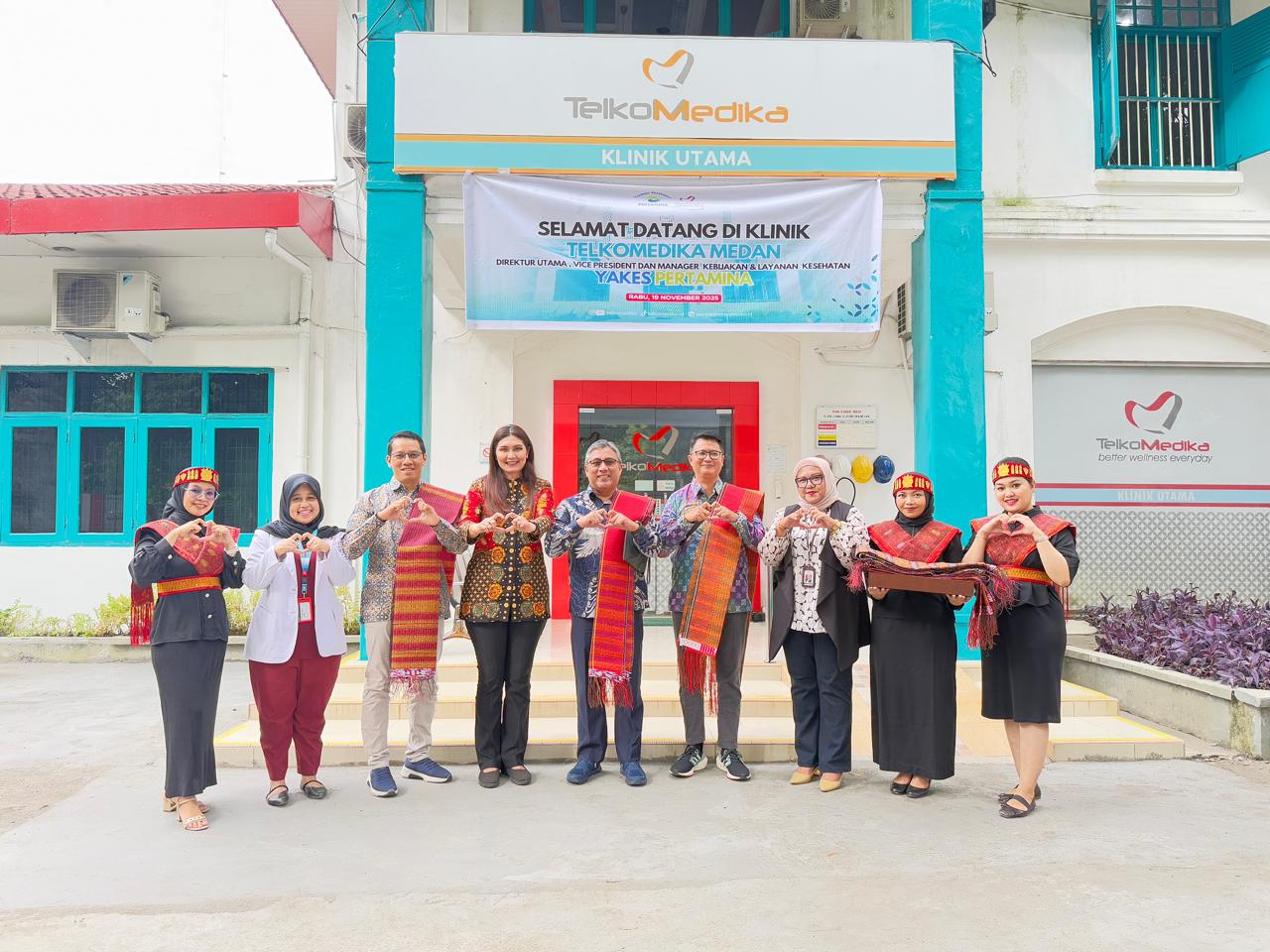 Perkuat Sinergi dan Silahturahmi, Direktur Yakes Pertamina Kunjungi Klinik TelkoMedika Medan