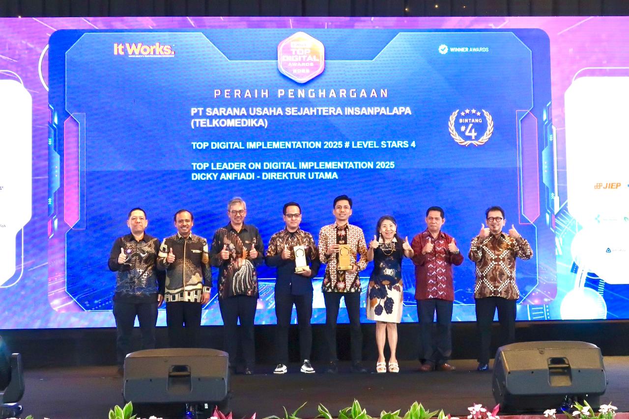 TelkoMedika Kembali Raih Dua Penghargaan di Top Digital Awards 2025