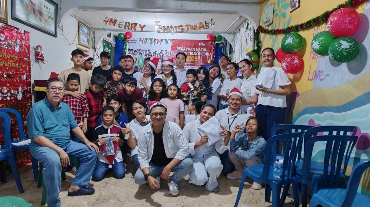 TelkoMedika Rayakan Natal 2025 Bersama Anak Panti Asuhan “Karena Kasih”
