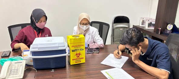 TelkoMedika Dukung Kesehatan Karyawan PT Siegwerk Indonesia Melalui Layanan Vaksinasi Vaxigrip 