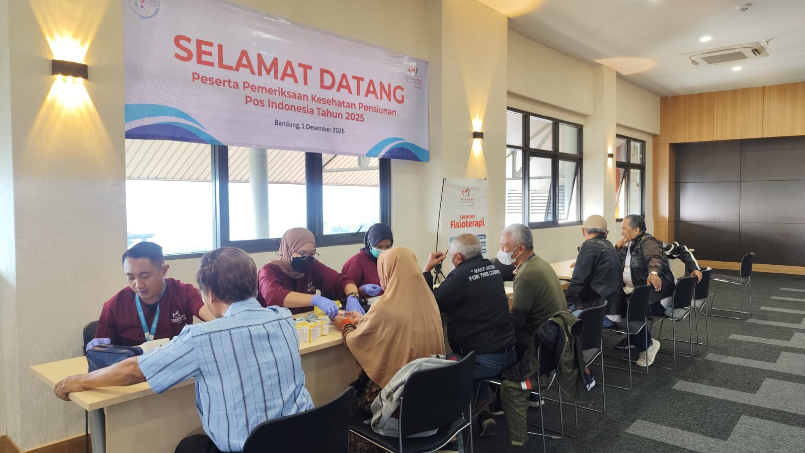 TelkoMedika Gelar Medical Check Up Rutin untuk Pensiunan PT POS Indonesia